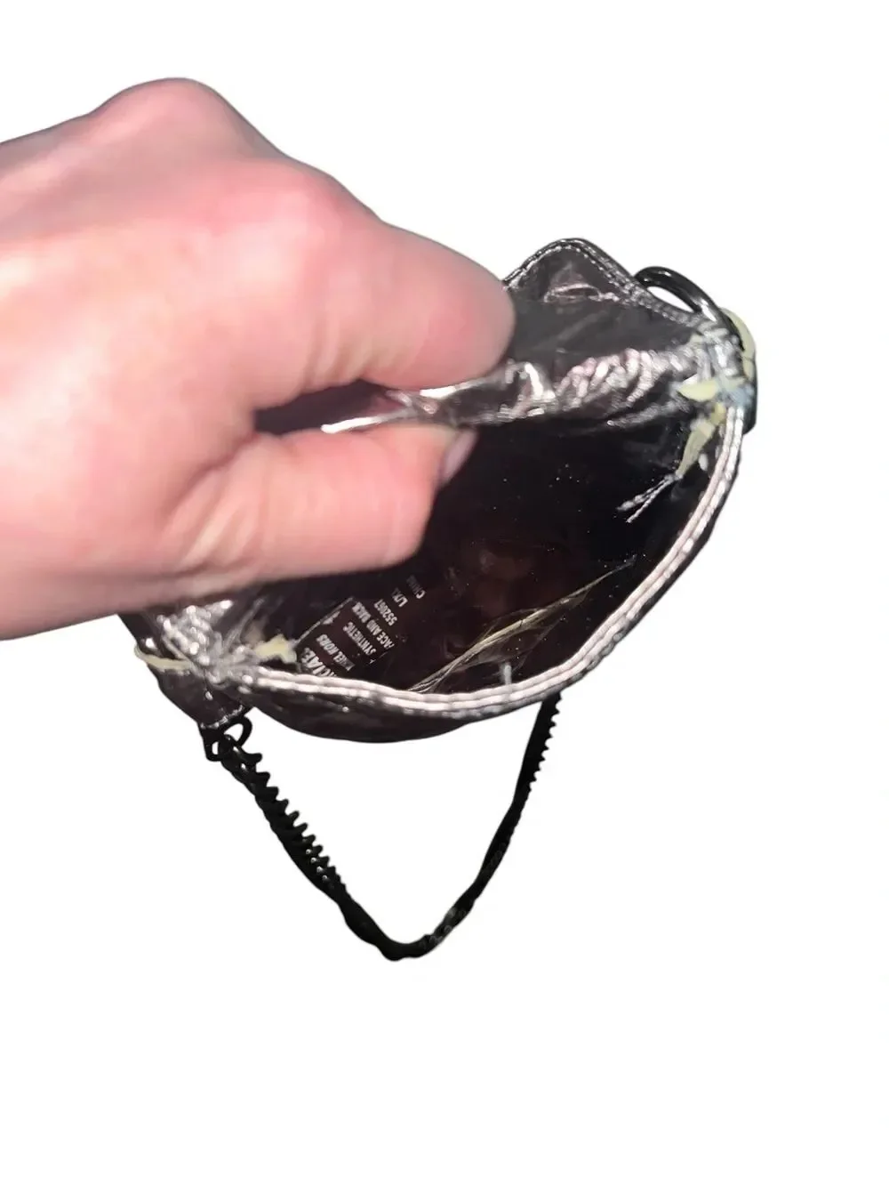 Michael Kors Metallic Bronze Quilted Crossbody Phone Bag Chain Strap Mini Purse